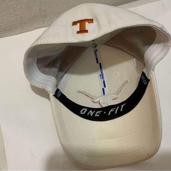 University of Texas Longhorns Cap White One Fit Hat Logo Top Of The World - Picture 10 of 10